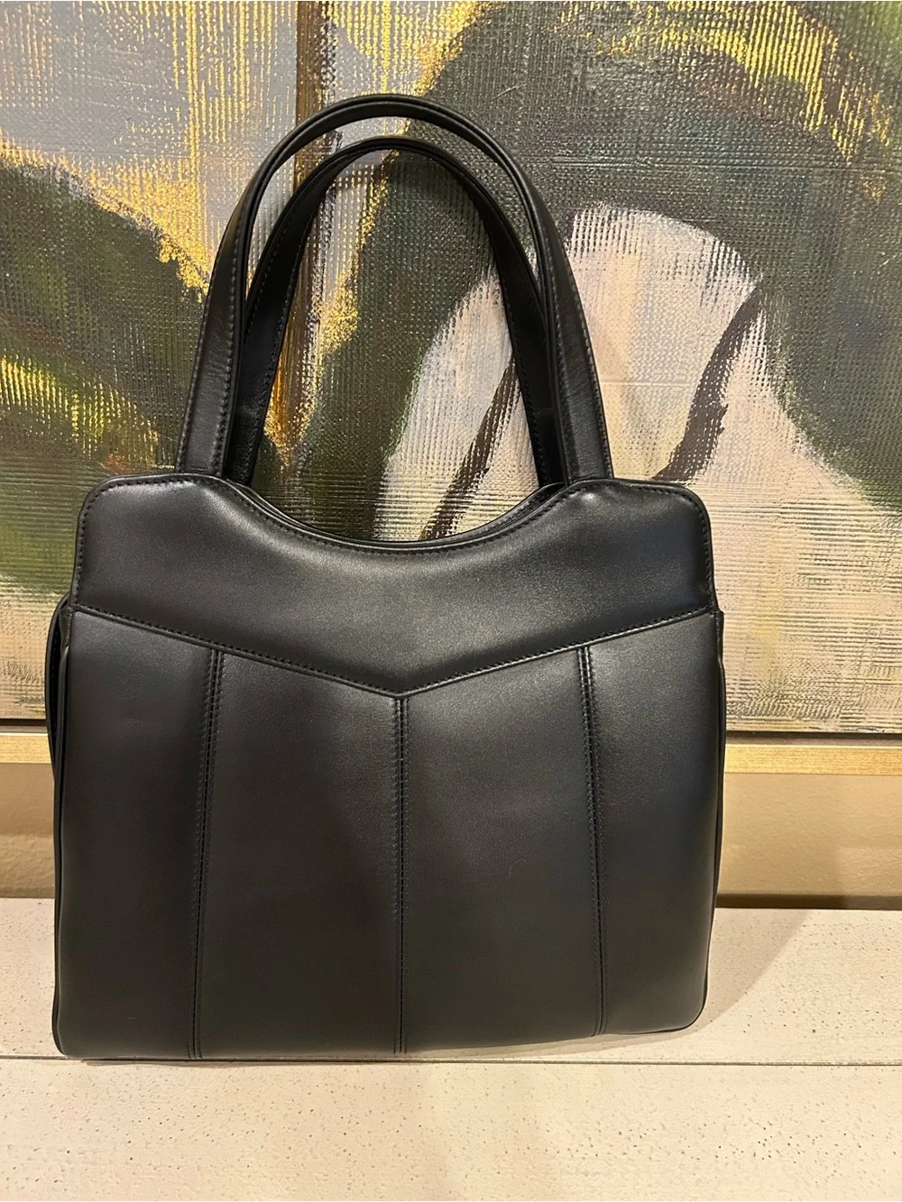 Gucci Petite GG Small Tote w/ Chain - Picture 4 of 15